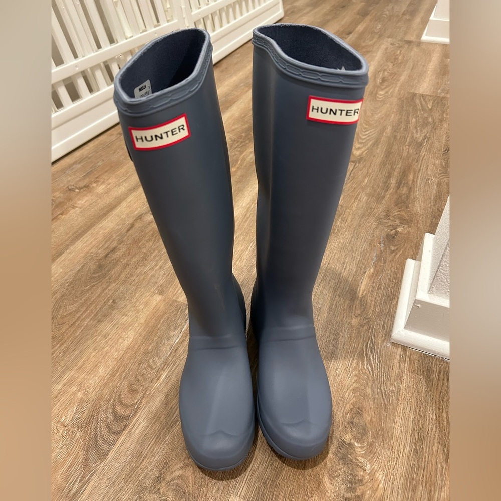 Hunter Women's Blue Rain Boots